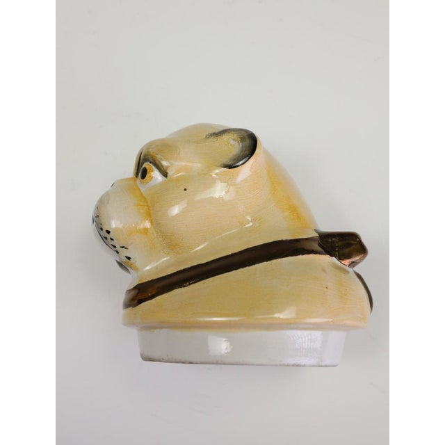 Seated Pug Tobacco Jar from Staffordshire Pottery, 1900 For Sale - Image 6 of 18