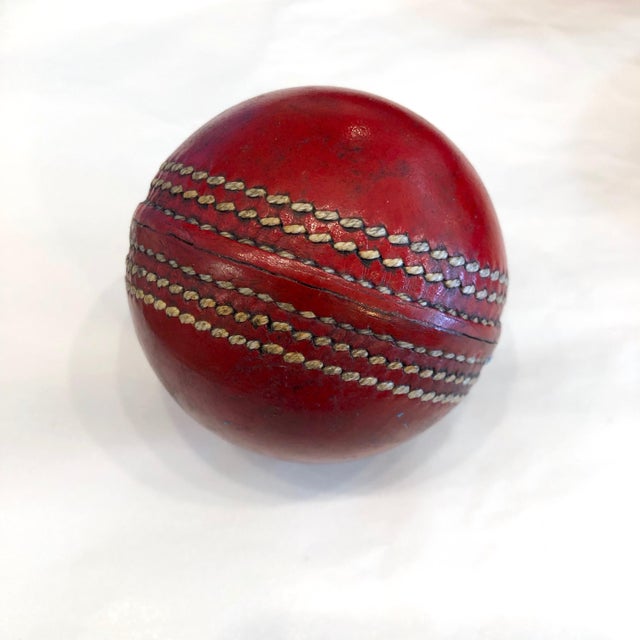 Vintage Leather Cricket Ball Chairish
