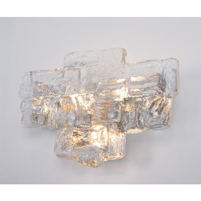 Large Vintage Murano Wall Light from Kalmar, Austria, 1960s For Sale - Image 11 of 13