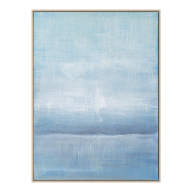 Maui 04 Noon by Carrie Bergey in Maple Frame, Large Art Print on Canvas For Sale