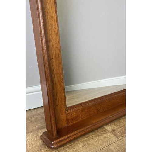 Vintage French Carved Wall Mirror For Sale - Image 4 of 9