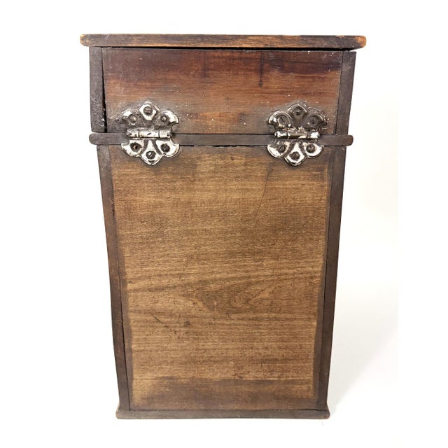 19th Century Mahogany Knife Box With Insert For Sale In Raleigh - Image 6 of 14