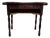 Antique American Primitive Rustic Kidney Shaped Writing Desk Console Table For Sale