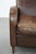 Vintage Brown Sheepskin Armchair For Sale - Image 9 of 15