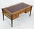 Early 20th Century Antique Italian Louis XVI Walnut Bronze Leather Partner’s Writing Desk For Sale - Image 5 of 18