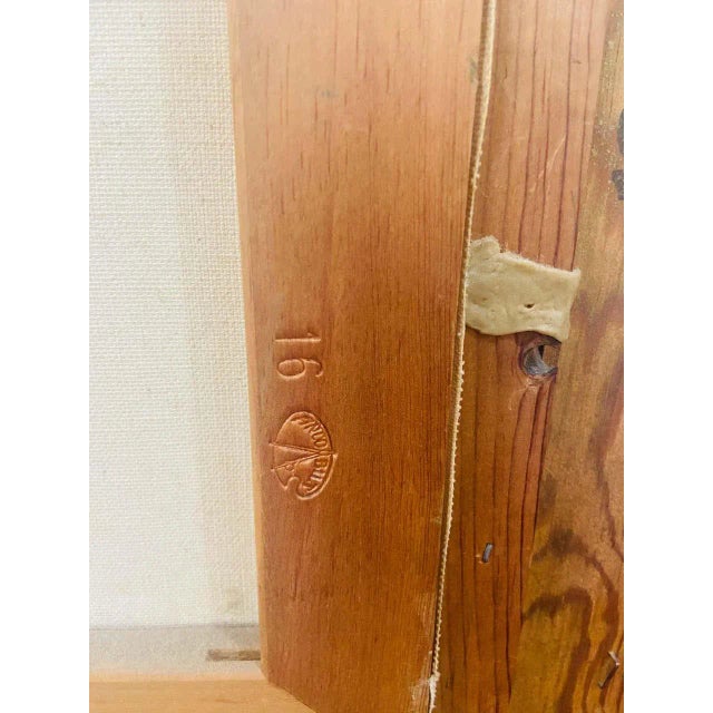 Landscape Oil on Canvas Framed Painting Signed Artist Bowen For Sale - Image 10 of 12