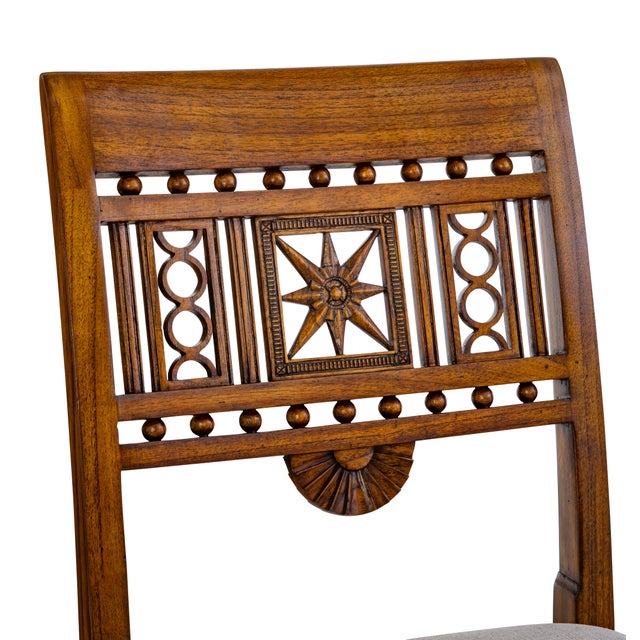 Maitland - Smith Maitland-Smith Dahlia Side Chair For Sale - Image 4 of 6