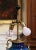 Blue Mid-Century French Blue Glazed Ceramic and Bronze Urn Table Lamp For Sale - Image 8 of 10