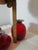 Metal Ruby Red Murano Glass Vases, Italy, 1980s, Set of 3 For Sale - Image 7 of 10
