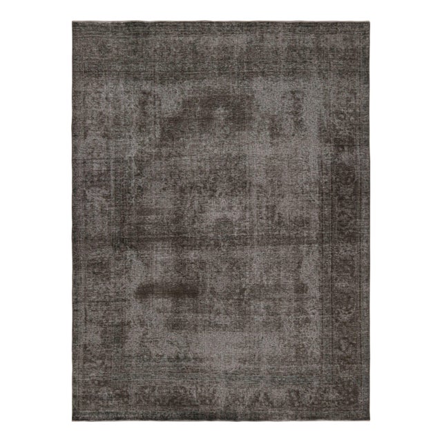 Vintage Persian Rug in Brown and Gray by Rug & Kilim For Sale In New York - Image 6 of 7