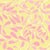 Sample - Wallflower Vines Wallpaper by Susan Hable in Pink on Yellow For Sale
