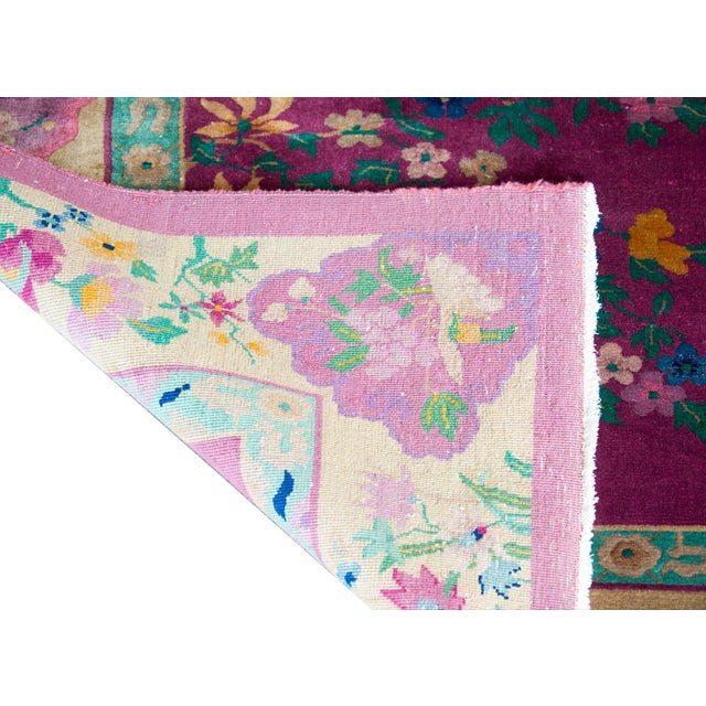 Art Deco Early 20th Century Chinese Art Deco Rug For Sale - Image 3 of 15