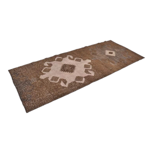 MId 20th Century Hand-Knotted Anatolian Rug / Multi-Medallion Geometric Tribal Area Rug
