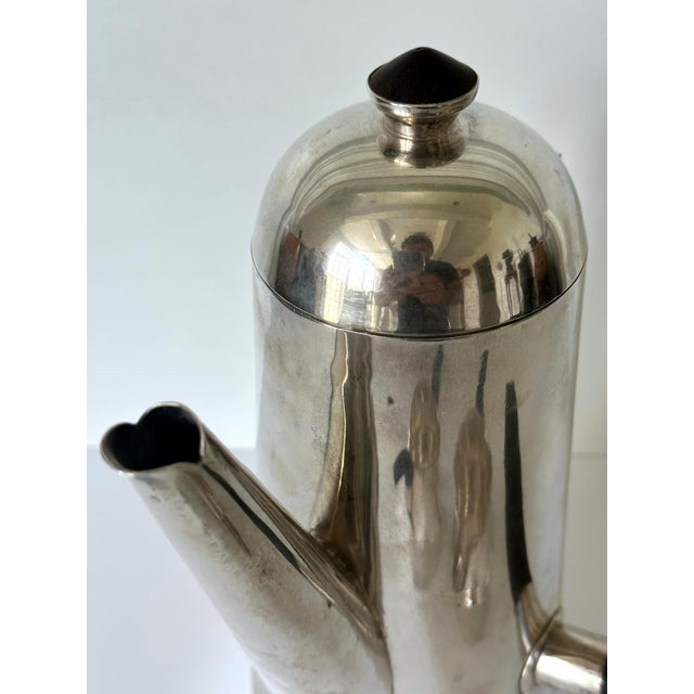 Mid-Century Modern 1960s Mid-Century Modern Modern Mexican Silver Coffee Set by Williams Spratling - 3 pcs For Sale - Image 3 of 15