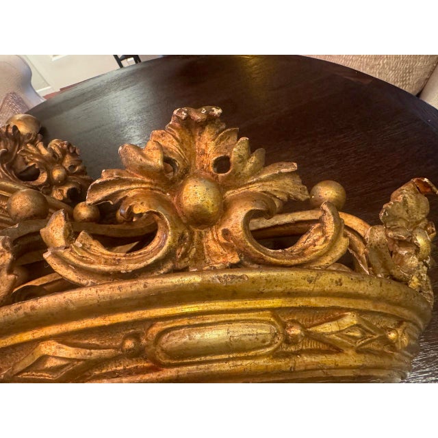 Mid 19th Century Monumental 19thC Austrian Giltwood & Faux-Marble Wall Consoles - A Pair For Sale - Image 5 of 17