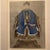 Early 20th Century Qing Dynasty Style Chinese Ancestor Portraits in Faux Bamboo - A Pair For Sale - Image 4 of 7