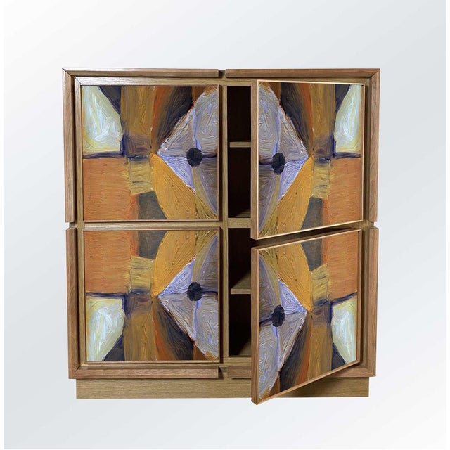 Contemporary Abstract Six Sideboard by Mascia Meccani for Meccani Design For Sale - Image 3 of 8