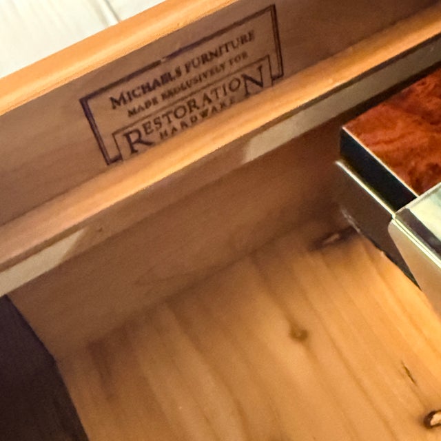 Traditional Restoration Hardware Blaine 5 Drawer Cedar Lined Dresser For Sale - Image 3 of 6