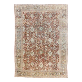 Early 20th Century Antique Persian Mahal Rug, 09'00 X 12'05 For Sale