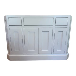 Shaker Credenza Solid Maple (No Top) For Sale