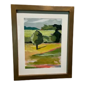 "Georgia on My Mind" Framed Acrylic on Paper