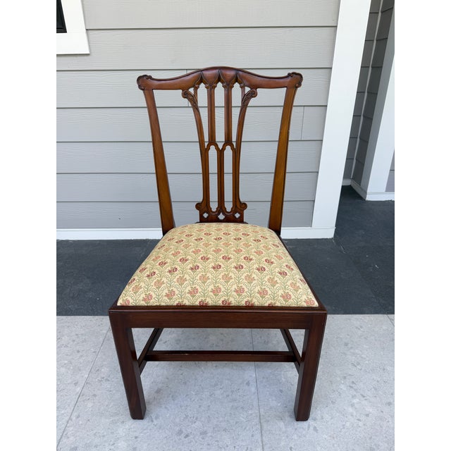 Set of 8 Mahogany Chippendale Dining Chairs — Anthony Hay Design For Sale - Image 4 of 8