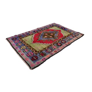 Wool on Wool Vintage Home Decor Rug For Sale