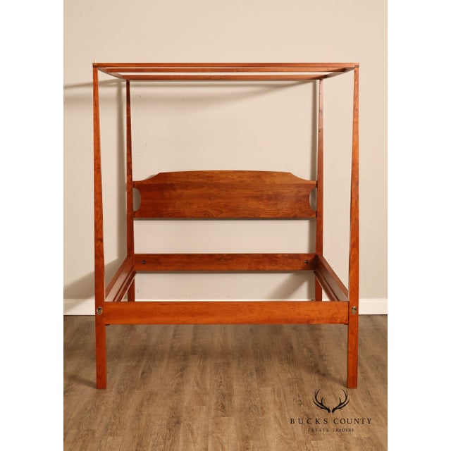Thomas Moser Cherry Queen Size PosterCanopy Bed For Sale - Image 14 of 18
