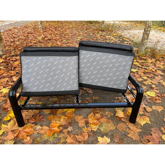 Vintage Loveseat 2-Seater Sofa by Gae Aulenti for Knoll International, 1970s For Sale - Image 3 of 9