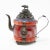 Offering this unmatchable Chinese teapot made of carnelian stone with enameled bronze and filigree. Starting on a footed...