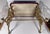 Gold Art Deco Cast Iron Harlequin Figure Vanity Window Bench c.1920s For Sale - Image 8 of 16