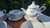 Vintage Porcelain Coffee Set from Riga Porcelain Factory, 1960s, Set of 10 For Sale - Image 4 of 9
