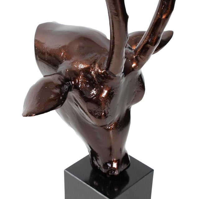 2020s Kisumu Antelope Sculpture For Sale - Image 5 of 11