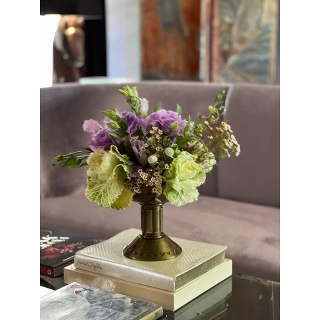 Solid Brass French Architectural Element or Planter Jardinières For Sale - Image 12 of 13