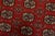 Textile Bokhara Rug 4’1” X 6’4” Red Wool Tribal Hand-Knotted Oriental Carpet For Sale - Image 7 of 11