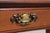 Amish Made Cherry Queen Anne Console Table W. Drawer For Sale - Image 10 of 14