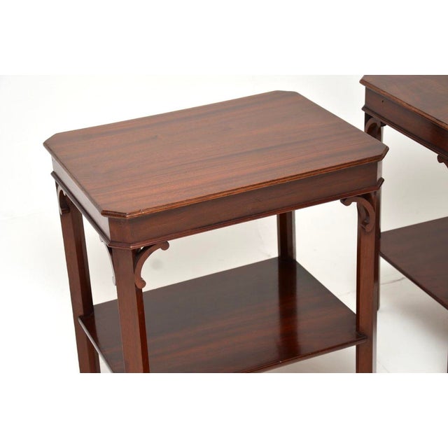 1950s Georgian Style Side Tables, 1950, Set of 2 For Sale - Image 5 of 7