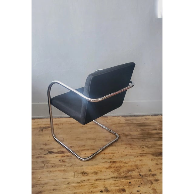 Mies Van der Rohe Mid 20th Century Brno Tubular Chair by Mies Van Der Rohe for Gordon International For Sale - Image 4 of 11