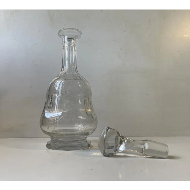 Catalogued as Gallaservice 'Royal Banquet' this exceptionally rare decanter is exibited without the stopper at the Danish...
