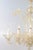 Gold 1940s Ornate 8-Light Murano Glass Chandelier, Italy For Sale - Image 8 of 18