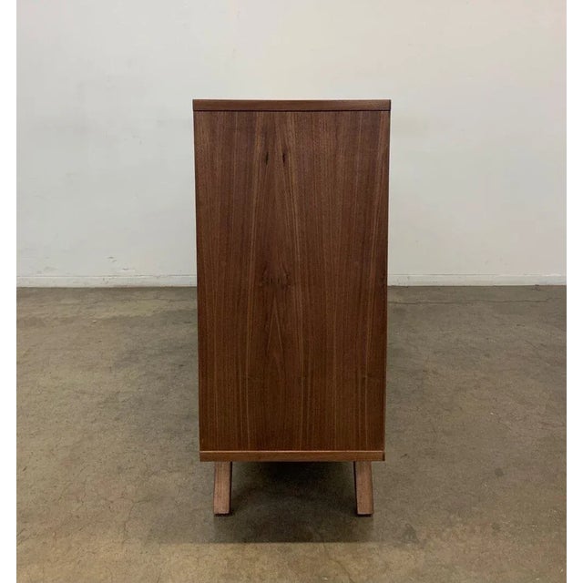 Wood Handcrafted Double Tier Bookshelf by Vop For Sale - Image 7 of 12