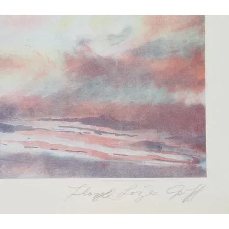 Artist: Lloyd Lozes Goff, American (1918 - 1982) Title: Paricutin Year: 1979 Medium: Lithograph, Signed and Numbered in...