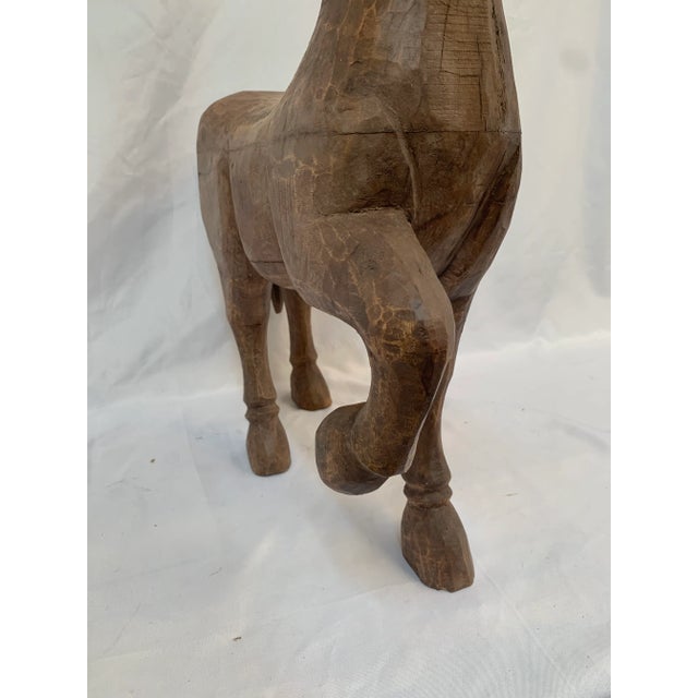 Prancing Horse Wooden 1960s For Sale - Image 6 of 13