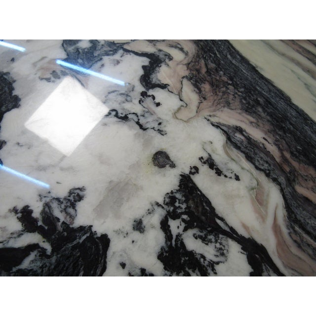 Vintage Modern Marble Coffee Table For Sale - Image 9 of 9