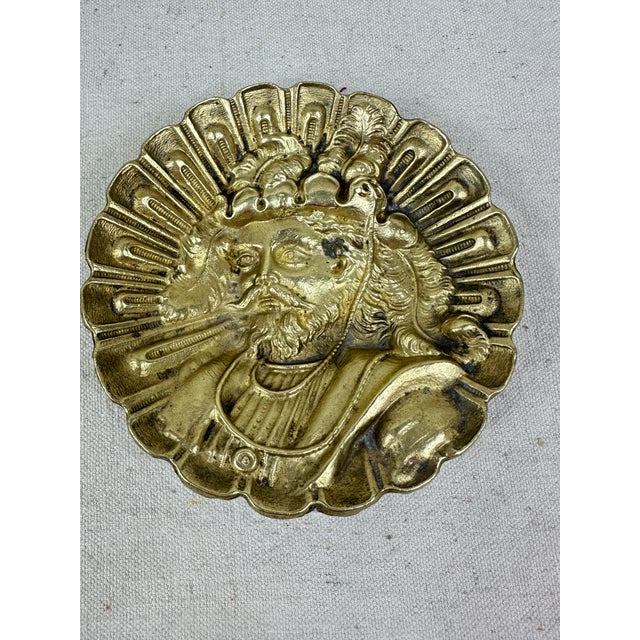 1940s Vintage Brass Catchall/Ashtray For Sale - Image 5 of 8