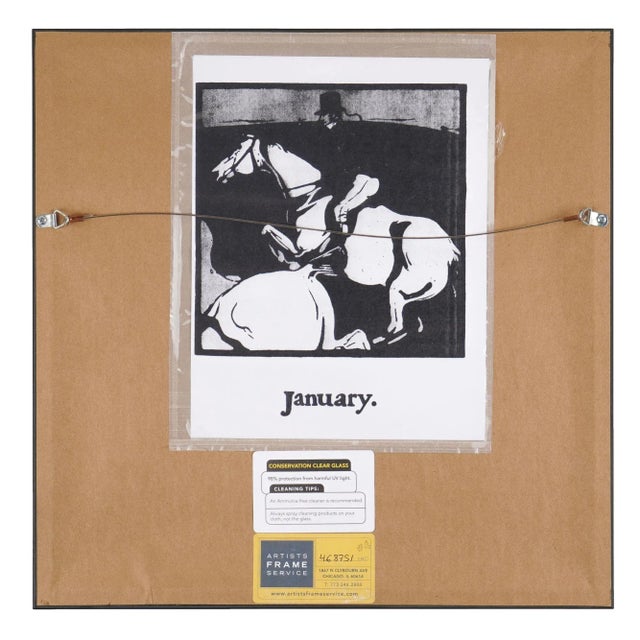 Four Woodblock Prints From “An Almanac of Twelve Sports” by William Nicholson, 1898 For Sale - Image 12 of 12