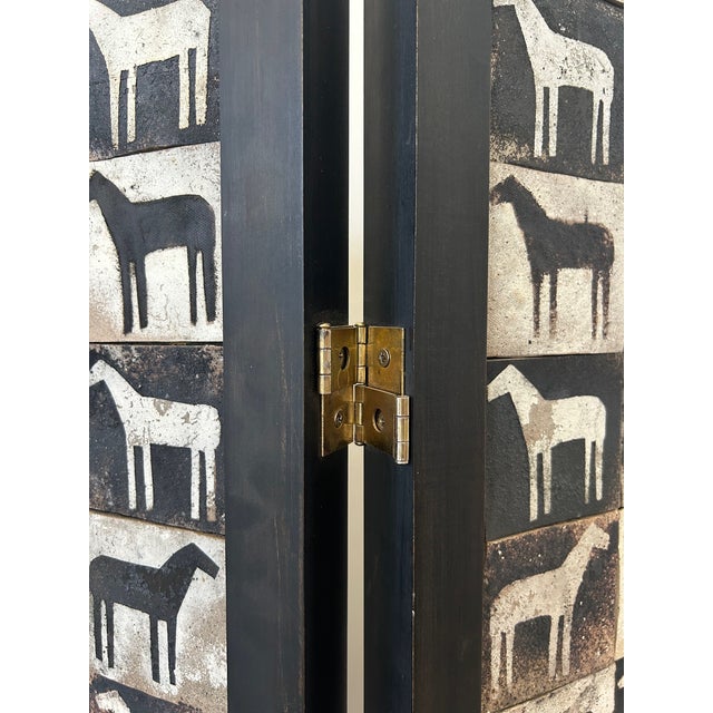 1990s Tiled Horse Room Divider For Sale - Image 5 of 7