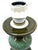 Space Age Table Lamp with Large 3-tier Ceramic Lamp Base in Emerald Green from Kaiser Leuchten For Sale - Image 11 of 13