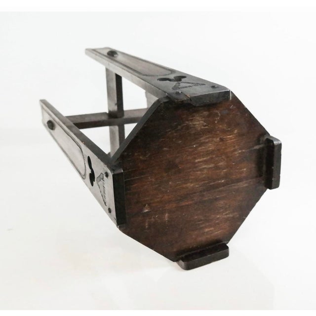 Brown Arts and Crafts Side Table/ Stand For Sale - Image 8 of 12