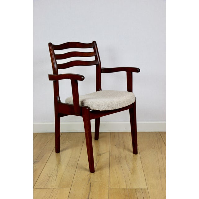 Vintage Office Chairs in Beige Boucle, 1970, Set of 3 For Sale - Image 12 of 14